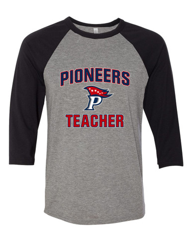Patriot Pioneers Teacher Women's Baseball T-Shirt
