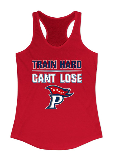 Patriot Pioneers Train Hard, Can't Lose Women's Tank Top
