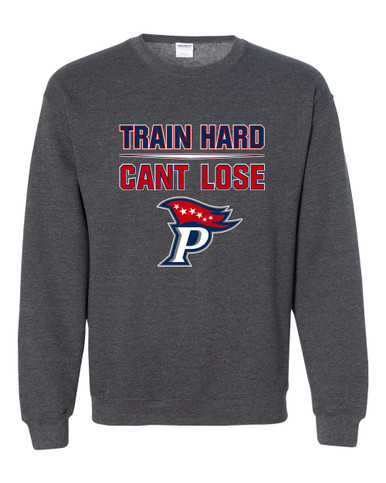 Patriot Pioneers Train Hard, Can't Lose Men's Sweatshirt