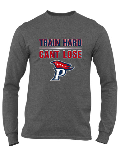 Patriot Pioneers Train Hard, Can't Lose Men's Premium LS T-Shirt
