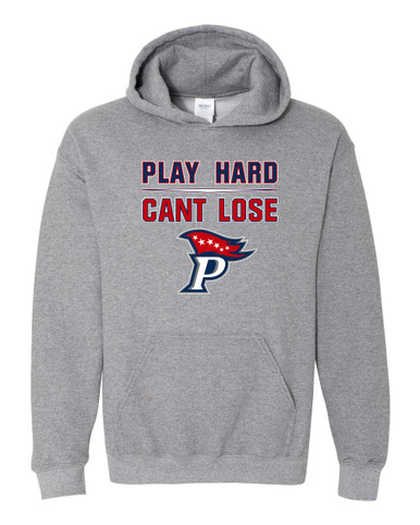 Patriot Pioneers Play Hard, Can't Lose Men's Hoodie