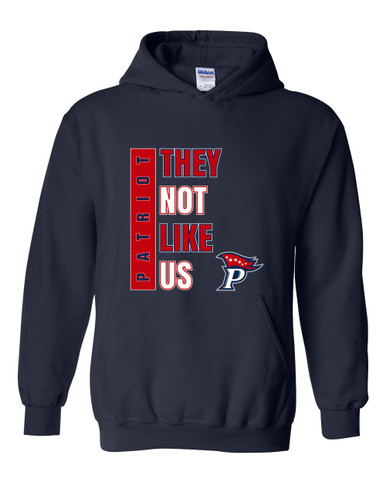 Patriot Pioneers They Not Like Us #1 Men's Hoodie