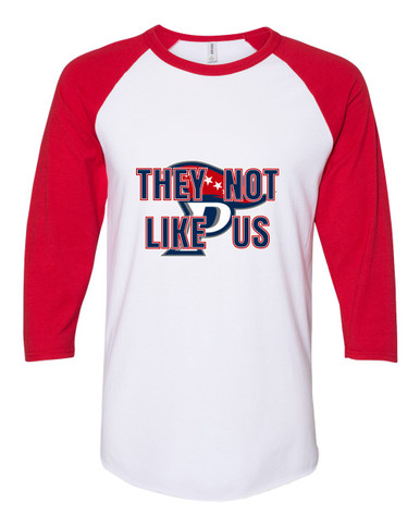 Patriot Pioneers They Not Like Us #2 Men's Baseball T-Shirt