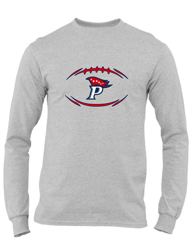 Patriot Pioneers Football #3 Men's LS T-Shirt
