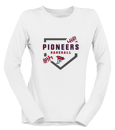 Patriot Pioneers Baseball #2 Women's LS T-Shirt