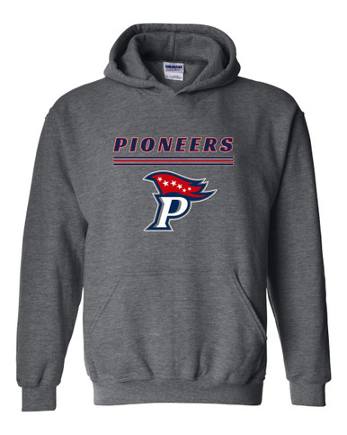 Patriot Pioneers Mascot #8 Men's Hoodie