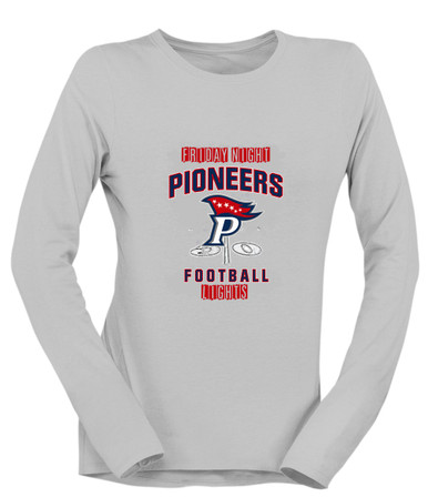 Patriot Pioneers Football #6 Women's LS T-Shirt
