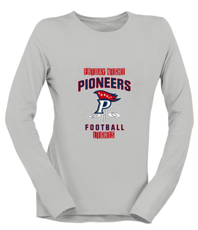 Patriot Pioneers Football #6 Women's Premium LS T-Shirt