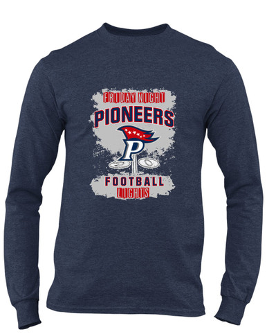 Patriot Pioneers Football #6 Men's LS T-Shirt