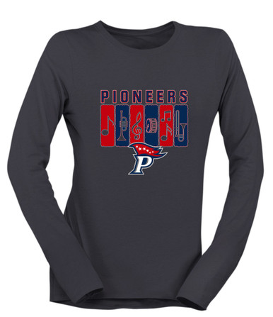 Patriot Pioneers Band # 2 Women's Premium LS T-Shirt