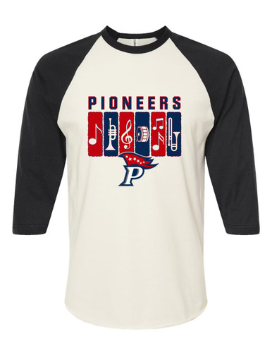 Patriot Pioneers Band # 2 Men's Baseball T-Shirt