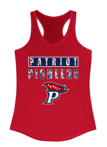 Patriot Pioneers Mascot #9 Women's Tank Top