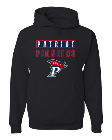 Patriot Pioneers Mascot #9 Men's Premium Hoodie