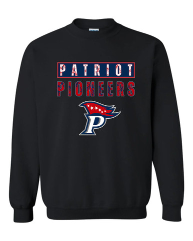 Patriot Pioneers Mascot #9 Men's Sweatshirt