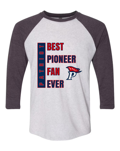 Patriot Pioneers Best Pioneer Fan Men's Baseball T-Shirt
