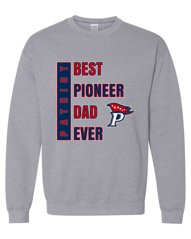 Patriot Pioneers Best Pioneer Dad Men's Sweatshirt