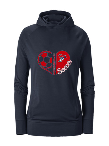 Patriot Pioneers Heart Soccer Women's Hoodie