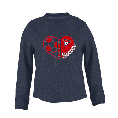 Patriot Pioneers Heart Soccer Women's Sweatshirt