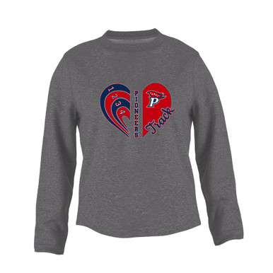 Patriot Pioneers Heart Track Women's Sweatshirt