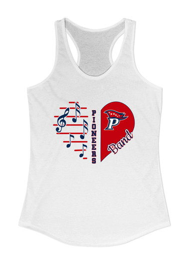 Patriot Pioneers Heart Band Women's Tank Top