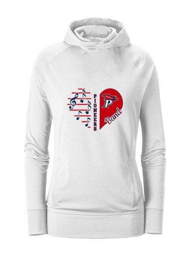 Patriot Pioneers Heart Band Women's Hoodie