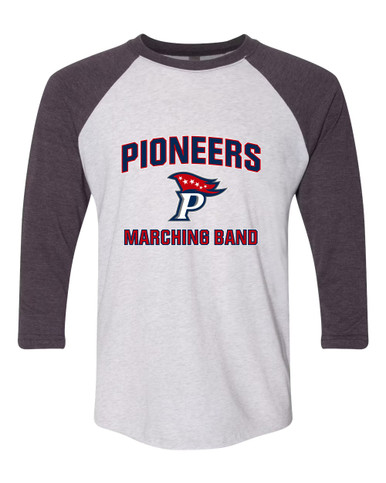 Patriot Pioneers Marching Band Women's Baseball T-Shirt