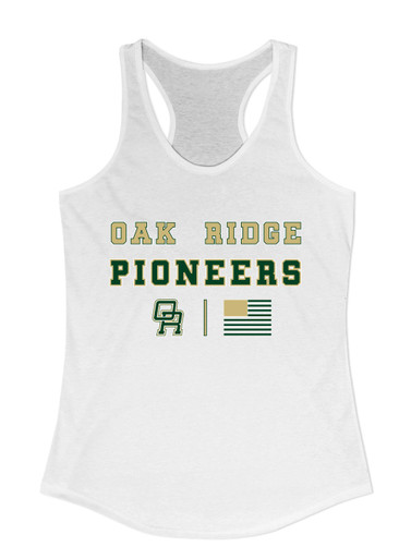 Oak Ridge Pioneers Spirit Flag Women's Tank Top
