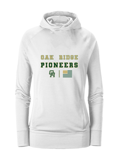 Oak Ridge Pioneers Spirit Flag Women's Hoodie