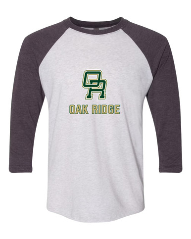 Oak Ridge Pioneers Mascot #2 Women's Baseball T-Shirt