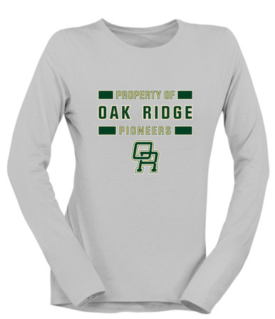 Oak Ridge Pioneers Property Of Women's LS T-Shirt
