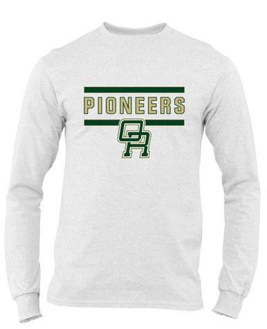 Oak Ridge Pioneers Mascot #5 Men's LS T-Shirt