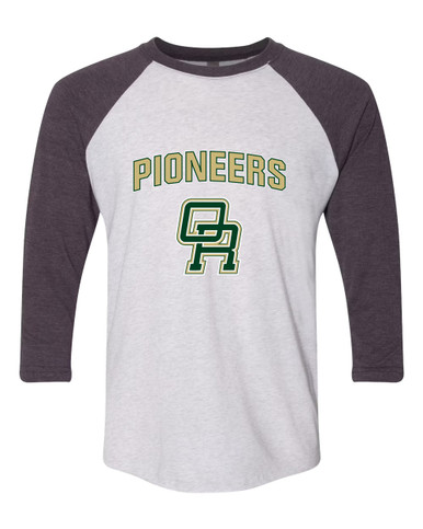 Oak Ridge Pioneers Mascot #6 Men's Baseball T-Shirt