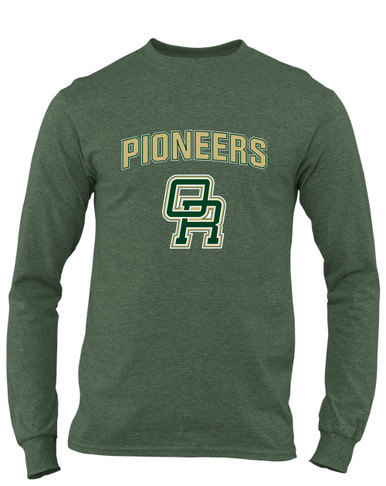 Oak Ridge Pioneers Mascot #6 Men's LS T-Shirt
