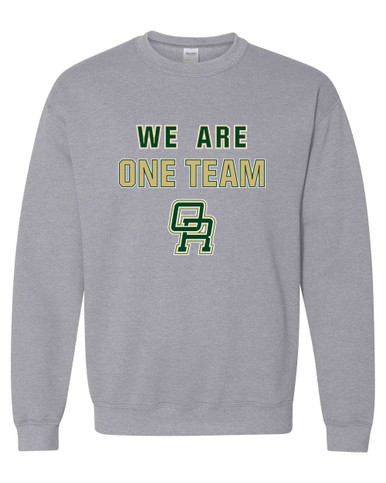 Oak Ridge Pioneers We Are One Team Men's Sweatshirt