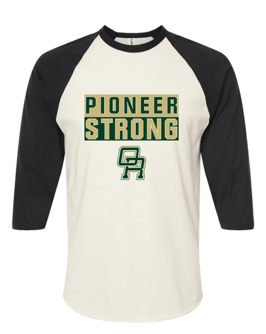 Oak Ridge Pioneers Strong #1 Women's Baseball T-Shirt