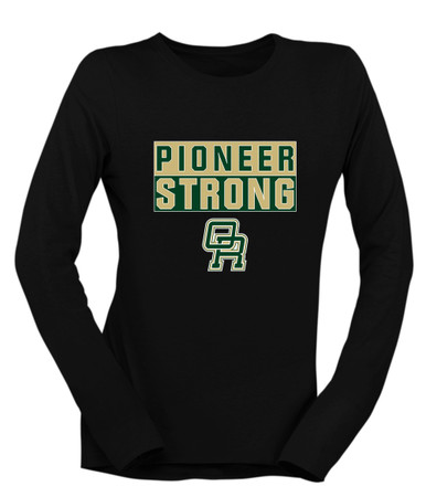 Oak Ridge Pioneers Strong #1 Women's Premium LS T-Shirt