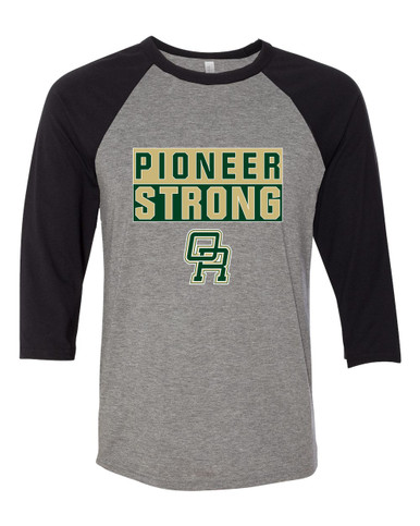 Oak Ridge Pioneers Strong #1 Men's Baseball T-Shirt