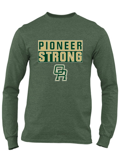 Oak Ridge Pioneers Strong #1 Men's LS T-Shirt
