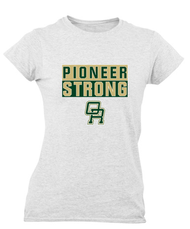 Oak Ridge Pioneers Strong #1 Women's Premium SS T-Shirt