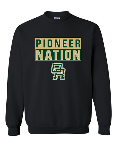 Oak Ridge Pioneers Nation #1 Men's Sweatshirt
