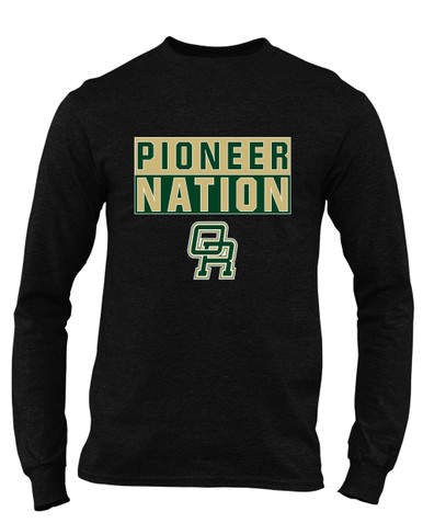 Oak Ridge Pioneers Nation #1 Men's LS T-Shirt