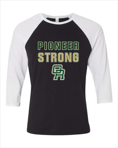 Oak Ridge Pioneers Strong #2 Men's Baseball T-Shirt