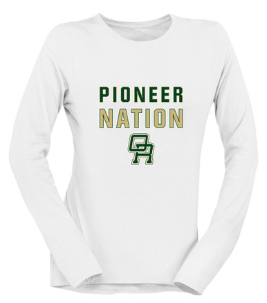 Oak Ridge Pioneers Nation #2 Women's LS T-Shirt