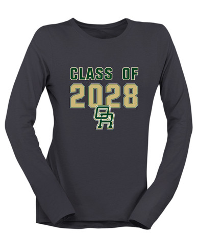 Oak Ridge Pioneers Class of 2028 Women's LS T-Shirt