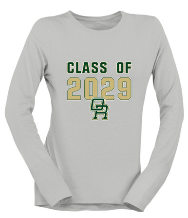 Oak Ridge Pioneers Class of 2029 Women's Premium LS T-Shirt