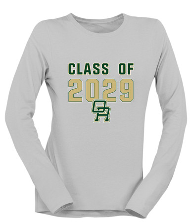 Oak Ridge Pioneers Class of 2029 Women's LS T-Shirt