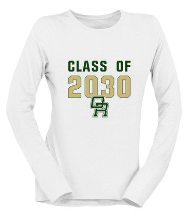Oak Ridge Pioneers Class of 2030 Women's Premium LS T-Shirt