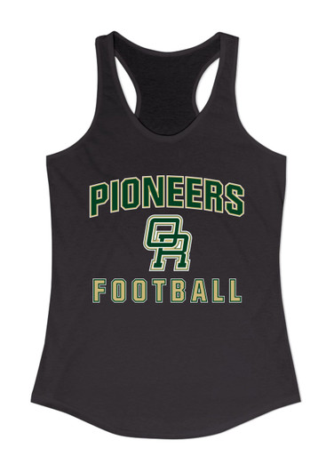 Oak Ridge Pioneers Football #1 Women's Tank Top