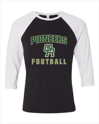 Oak Ridge Pioneers Football #1 Men's Baseball T-Shirt