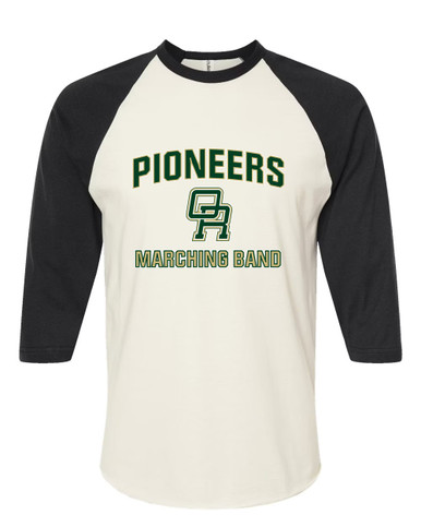 Oak Ridge Pioneers Marching Band Women's Baseball T-Shirt